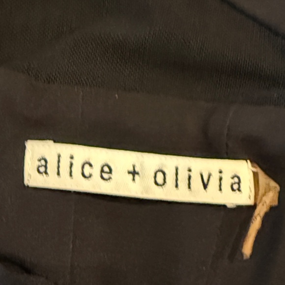 Alice + Olivia 'Yve' Cutout Sleeveless Black Sheath Dress Size 6 - Picture 3 of 14